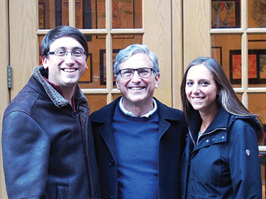 Jamie B.W. Stecher ’70 and his children, Michael and Emily. Link to his story